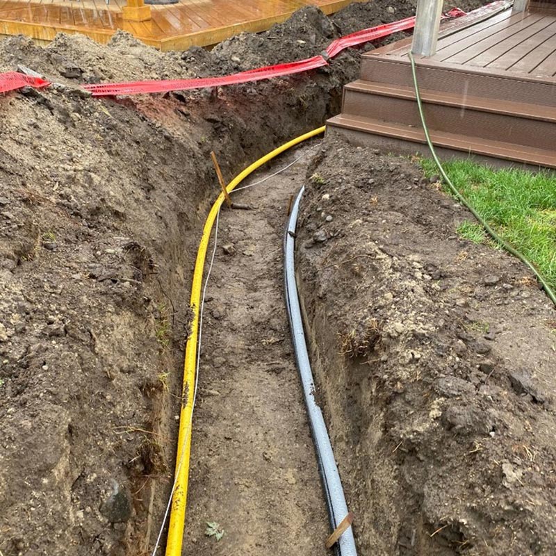 laying gas piping