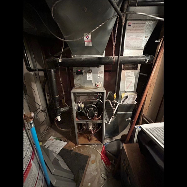 A Furnace in the basement