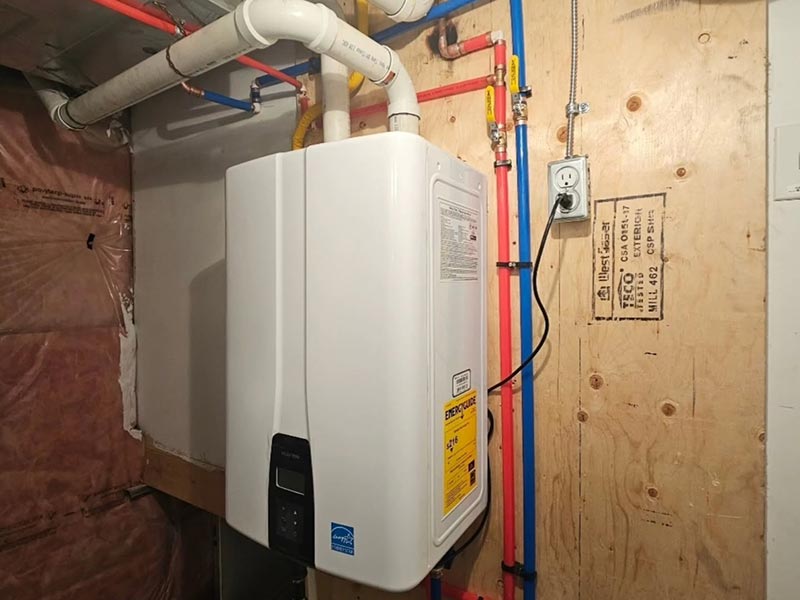 Wall-mounted tankless water heater Wall-mounted tankless water heater