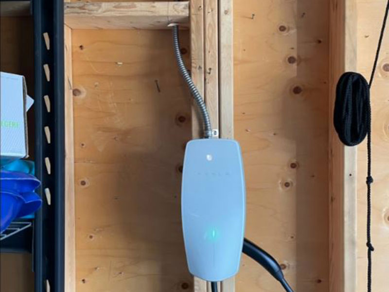 EV Charging in the garage