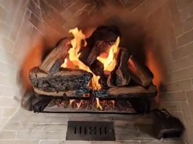 gas fireplace