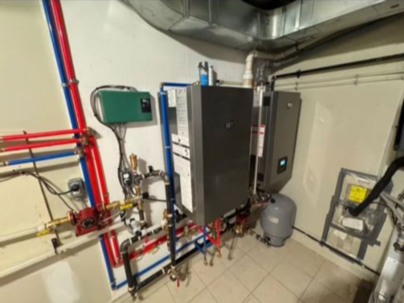 A HAVC System in the Basement