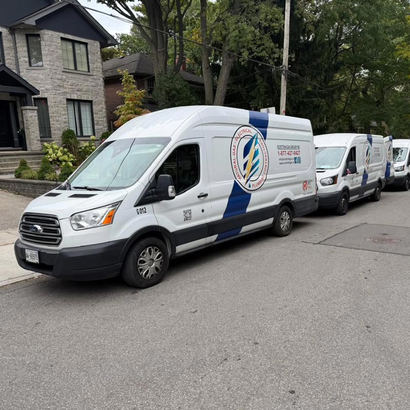 Scottish Gas Group vehicles