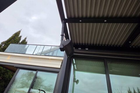 shade and glass window