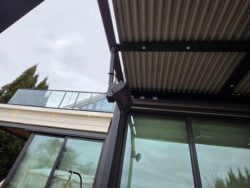 shade and glass window
