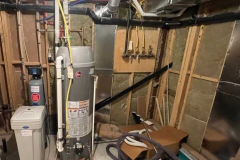 A Furnace in the basement