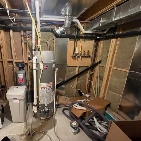 A Furnace in the basement
