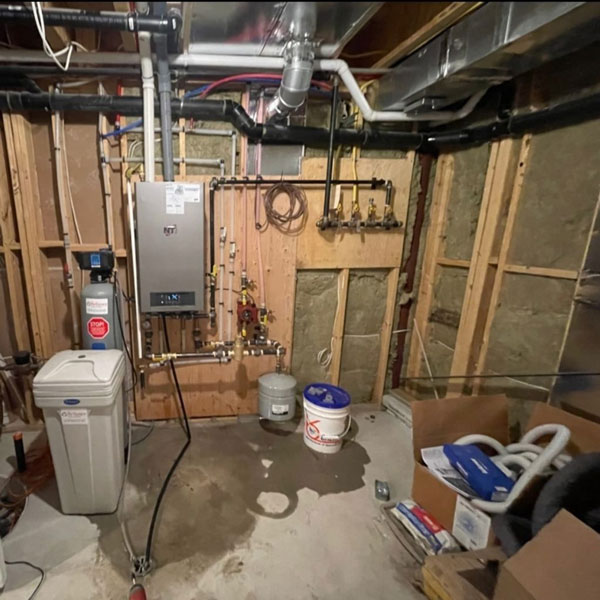 A Furnace in the basement