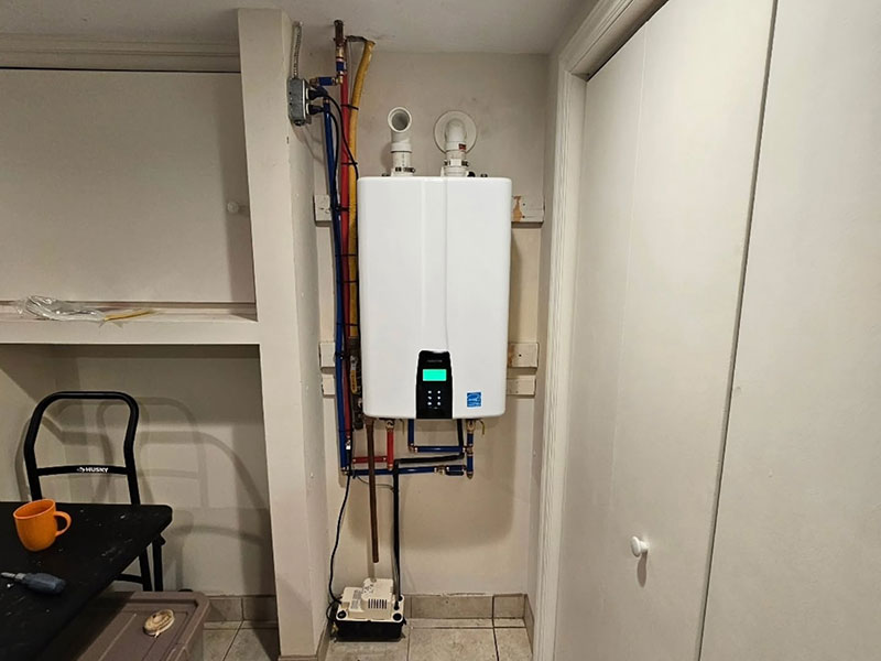 A Furnace in the basement
