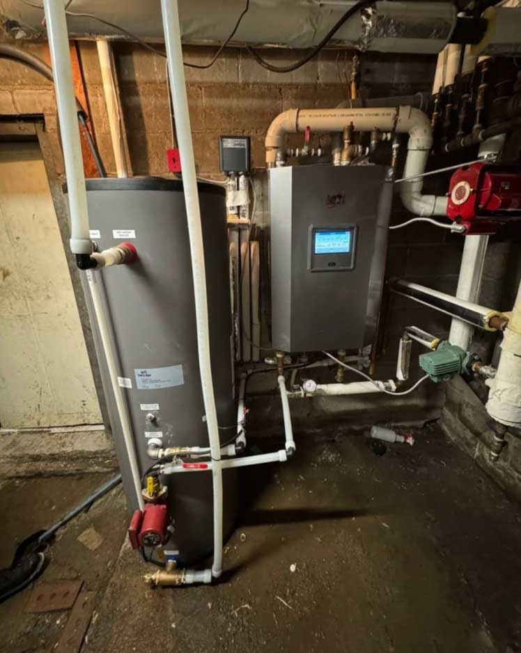 Water Heater in the basement