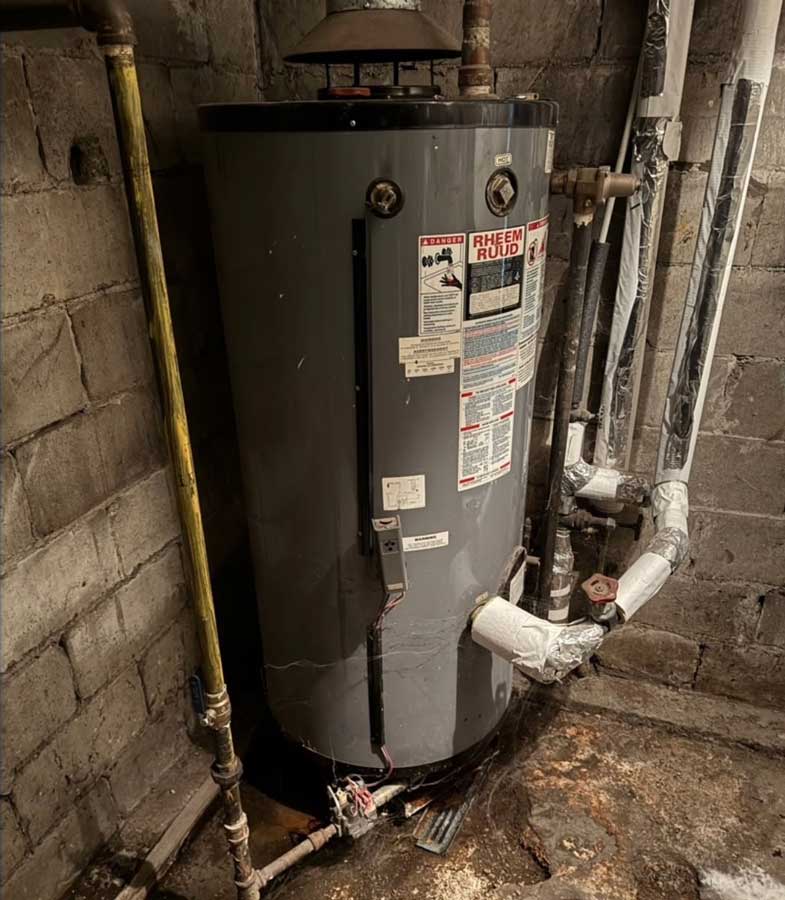 Water Heater in the basement